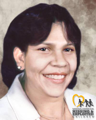 Sophia Felecita Moreno age progressed to 43 years, composite by NCMEC